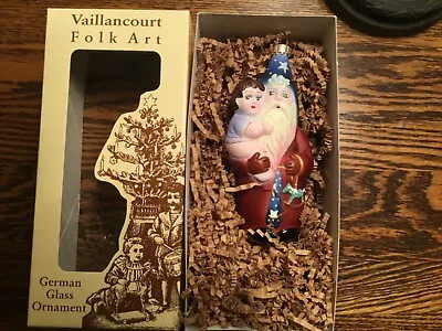 Vaillancourt Folk Art Ornament #7  1996 Starlight Santa • $49.99