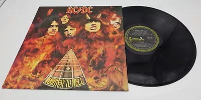 AC/DC Highway To Hell Aussie 1981 Black Label 2nd Press Vinyl LP Record NM/EX • $449.10