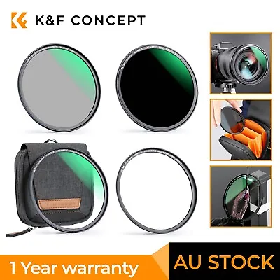K&F Concept MCUV CPL ND1000 Magnetic Filter Bag Set 49/52/55/58/62/67/72/77/82mm • $179.99