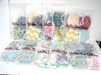 *NEW* Lot (50) Matilda Jane Fabric Face Masks 10 Packs Of 5 Made In USA Size M • $6.99