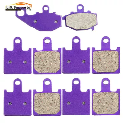 Front And Rear Carbon Fiber Brake Pads Fits 2009-2012 Kawasaki ZX600R Ninja ZX6R • $16.75