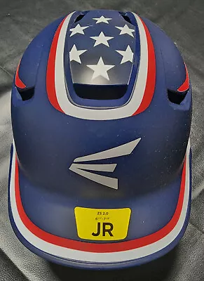 EASTON Z5 2.0 Batting Helmet With Universal Jaw Guard Stars & Stripes Junior NEW • $89.99