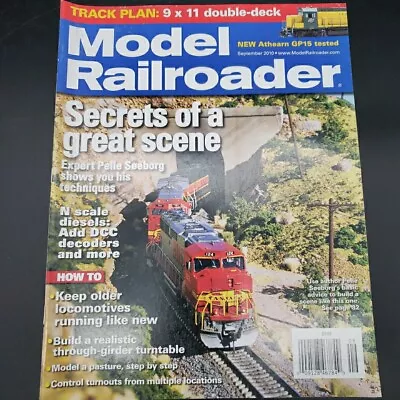Model Railroader Magazine - September 2010- Train Hobbyist Miniature • $3.99