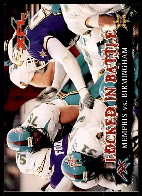 2001 Topps Xfl #83 Memphis Vs Birmingham Memphis Maniax/birmingham Thunderbolts • $1