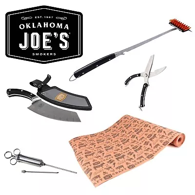 Oklahoma Joe's Barbecue & Smoker Accessories Bundle Shears Paper Rake Knife Etc. • $89.98
