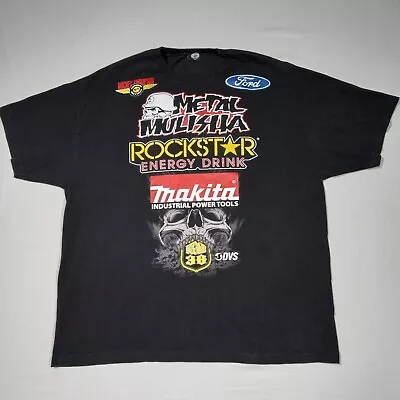 XL Metal Mulisha Brian Deegan DVS Rockstar T-Shirt • $24.95