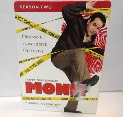 Monk - Season 2 (DVD 2005 4-Disc Set) • $1.79