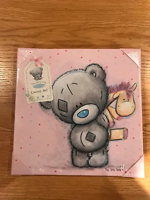 Me To You Bear Tatty Teddy Pink Printed Canvas Picture - Rare • £10