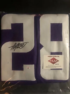Adrian Peterson Autographed Football Jersey Paas Coa • $120