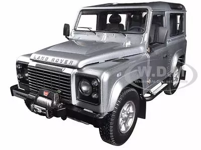 1984 Land Rover Defender 90 Indus Silver 1/18 Diecast Car Model Kyosho 08901 • $134.99