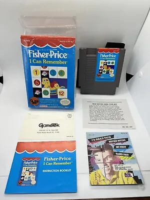Fisher-Price I Can Remember CIB COMPLETE (Nintendo 1990) NES Near Mint In Cello • $149.99