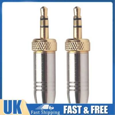 £5.79 • Buy 3.5mm Lapel Microphone Cable W/Thread For Sony Wireless Microphone Transmitter