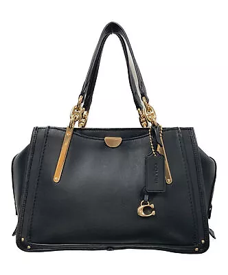Coach 2WAY Handbag Shoulder Bag Leather Color Black 30947 • £179.47