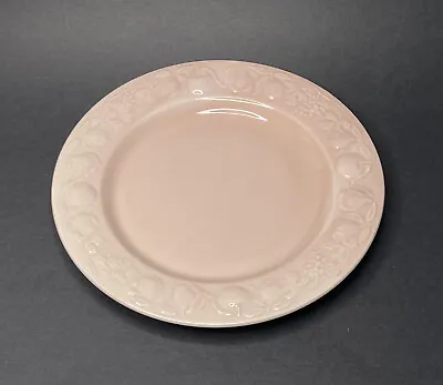 QUADRIFOGLIO FRANCO GIORGI QUD34 Pink Embossed Dinner Plate 10-1/4  Fruit Rim	  • $8.95