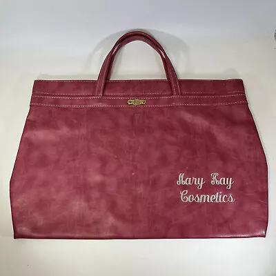 Vintage FS Originals MARY KAY COSMETICS Pop Open Embroidered Tote Bag Pink • $19.99