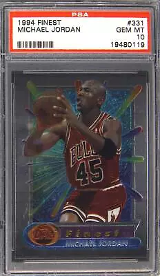 1994 Topps Finest #331 Michael Jordan PSA 10 Gem Mint • $900