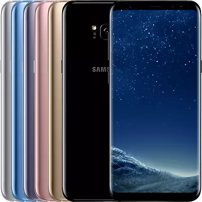 Samsung Galaxy S8+ Plus 64GB  Unlocked 4G/LTE Smartphone - 1 Year Warranty • £104.99