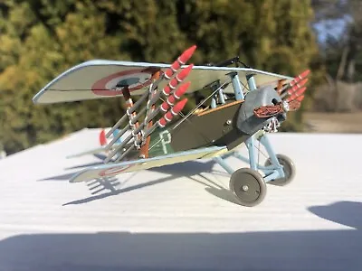 1:48 Nieuport 11 Bebe Carousel 1 Diecast Airplane W/PilotRockets Rigging Nice! • $60