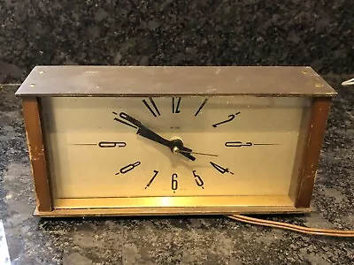 Vintage Metamec Brass Mantel Clock As Found Condition • £4.99