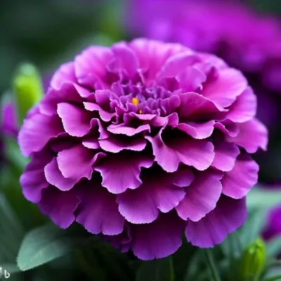 25+ Purple India Marigold Seeds For Garden Planting - USA - FREE SHIPPING! • $4.93