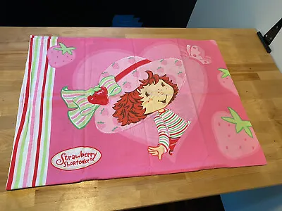 Vintage Strawberry Shortcake Standard Pillowcase Pink • $18.99