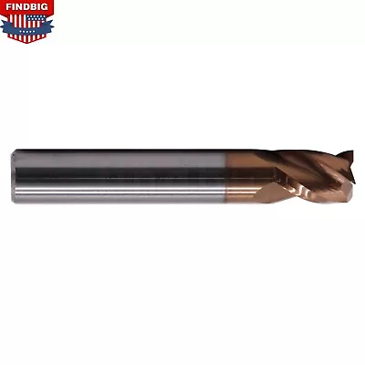 3 Flute 37° Helix Carbide 5/16  X 7/16  X 2  End Mill For Aluminum - ZRN Coated • $16.99