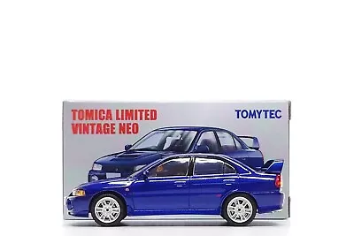 Tomica Limited Vintage Neo 1:64 Mitsubishi Lancer Evolution IV - Blue (LV-N186e) • $39.99