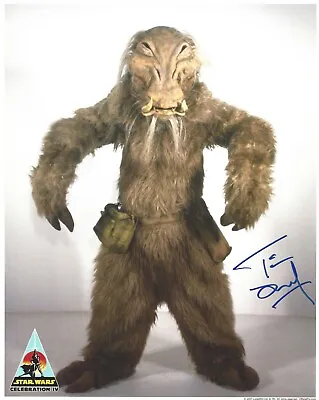 £48.34 • Buy Tim Dry J'Quille Autograph Signed Official Pix 8x10 Photo Star Wars CIV