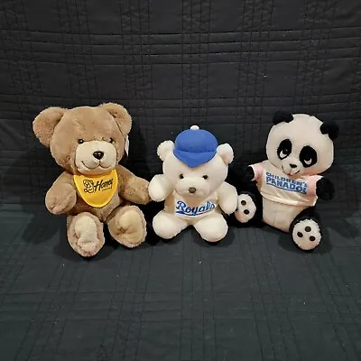 VTG Stuffed Bears Advertising Collectible Trudy Honey I Love You Plush Panda EUC • $14.99