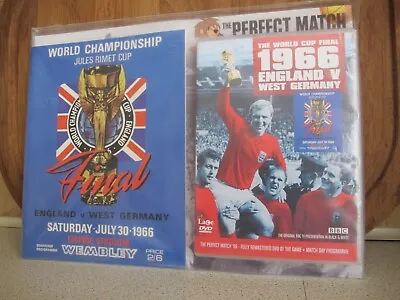 £14.99 • Buy BRAND NEW UNOPENED - 1966 World Cup Final DVD & Facsimile Programme
