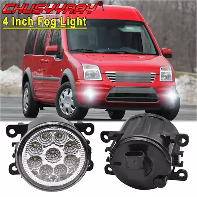 For FORD TRANSIT CONNECT 2011-2022 Round LED Bumper Fog Lights • $38.45