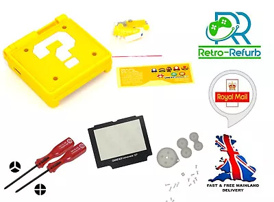 Question Block GameBoy Advance SP Nintendo GBA SP Housing Shell Screen + Tools • £18.99