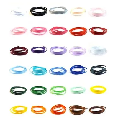 Grosgrain Ribbon 3mm (1/8  Inch) - 35 Plain Coloured Double Sided/Faced Small • £2.49