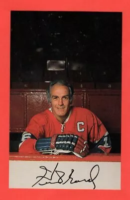 1974-75  Henri Richard  Montreal Canadiens Postcard Rare  Nrmnt-mt • $19.49