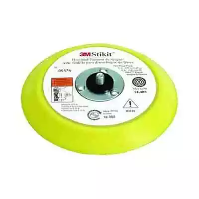 3M 05576 Stikit 6  Durable Foam Disc Backup Pad W/ Tapered Edge In Yellow • $53.64