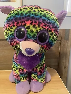 Ty~ Trixie~ Leopard ~ Beanie Boo~ Large~ 40cm~ Rare • $40