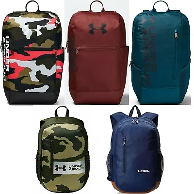 Under Armour Backpack Patterson Sports Bag Travel Sport College Laptop Backpacks • £19.99