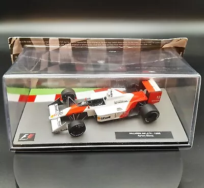 Altaya Formula 1 Collection McLaren MP 4/4 - 1988 Ayrton Senna 1:43 Model • $39.95