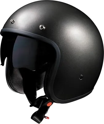 Saturn Open Face Street Helmet Gray/Silver X-Small Z1R 0104-2264 • $89.95