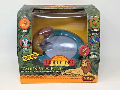 Vintage Disney's The Lion King Talk'N View Pond By JusToys ~ New Sealed HTF • $42.99