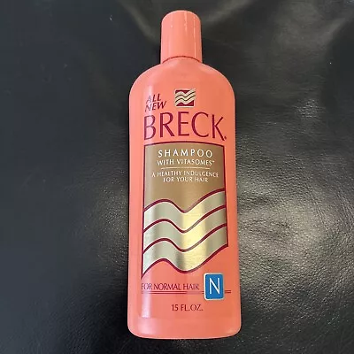 Vintage BRECK Shampoo 15 Oz Discontinued For Normal Hair *RARE* • $22.99