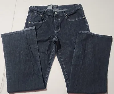 $19.99 • Buy Z Cavaricca Bootcut Jeans Womens 12 Dark Wash Denim Mid Rise Stretch