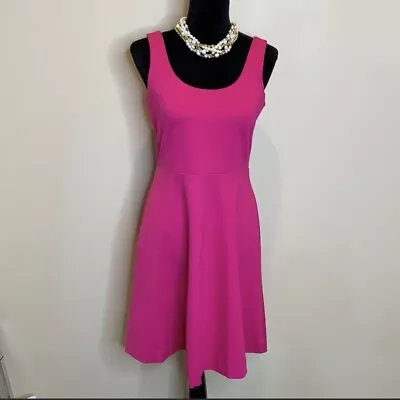 NWT....J Crew Summer Dress With Scoop Back In Vibrant Pink Reg. $90 • $30