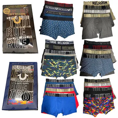£17.99 • Buy True Religion Mens Boxer Shorts 4 Pack Trunks Stretchy Underwear Briefs S M L
