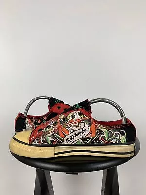 Vintage Ed Hardy Women’s Low Top Y2K Sneakers Size US9 EU40 • $100