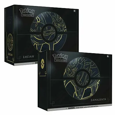 $194.99 • Buy 1x Zacian AND 1x Zamazenta Elite Trainer Box Plus LOT Pokemon Sword & Shield ETB