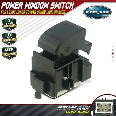 Power Single Window Switch For Toyota Land Cruiser MR2 4Runner Camry Pick901-704 • $7.79