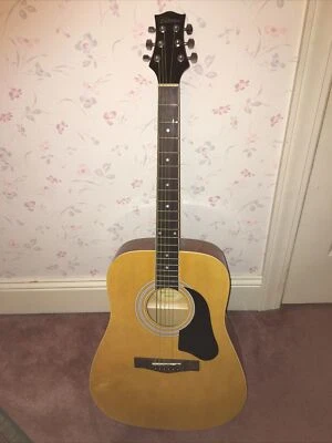 $95 • Buy Silvertone Pro Series 6 String Acoustic Guitar Model CA131093