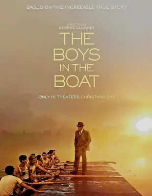 The Boys In The Boat 2023 (DVD/Blu-ray) HD Quality Movie New Release Film Free • $9.03