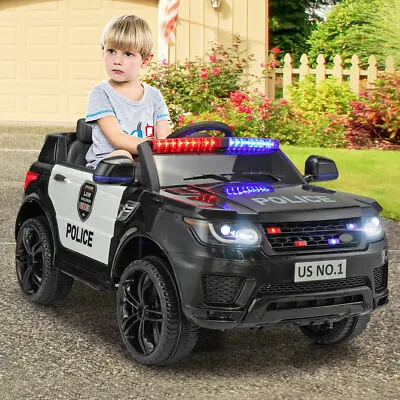 $219.99 • Buy Tobbi 12V Kids Ride On Car Electric Police Truck Toy Gift W/MP3 Remote Control